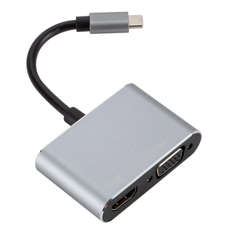 Usb C к Hdmi 4K Vga адаптер 3 1 Type Usb-C видео конвертеры для 2017 Новый Macbook Pro/Chromebook Pix |