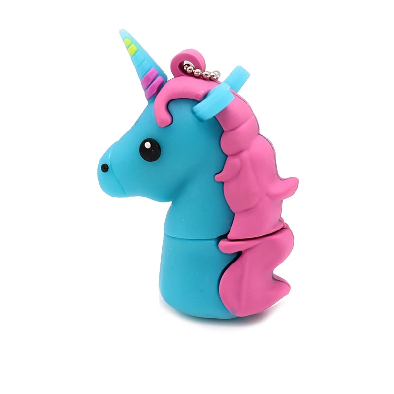 USB флэш-накопитель флешки 4 GB 8 GB 16 Гб, 32 ГБ, 64 ГБ мультфильм Симпатичные Единорог memory stick u диск creatvie gfit Флеш накопитель cle usb флешка