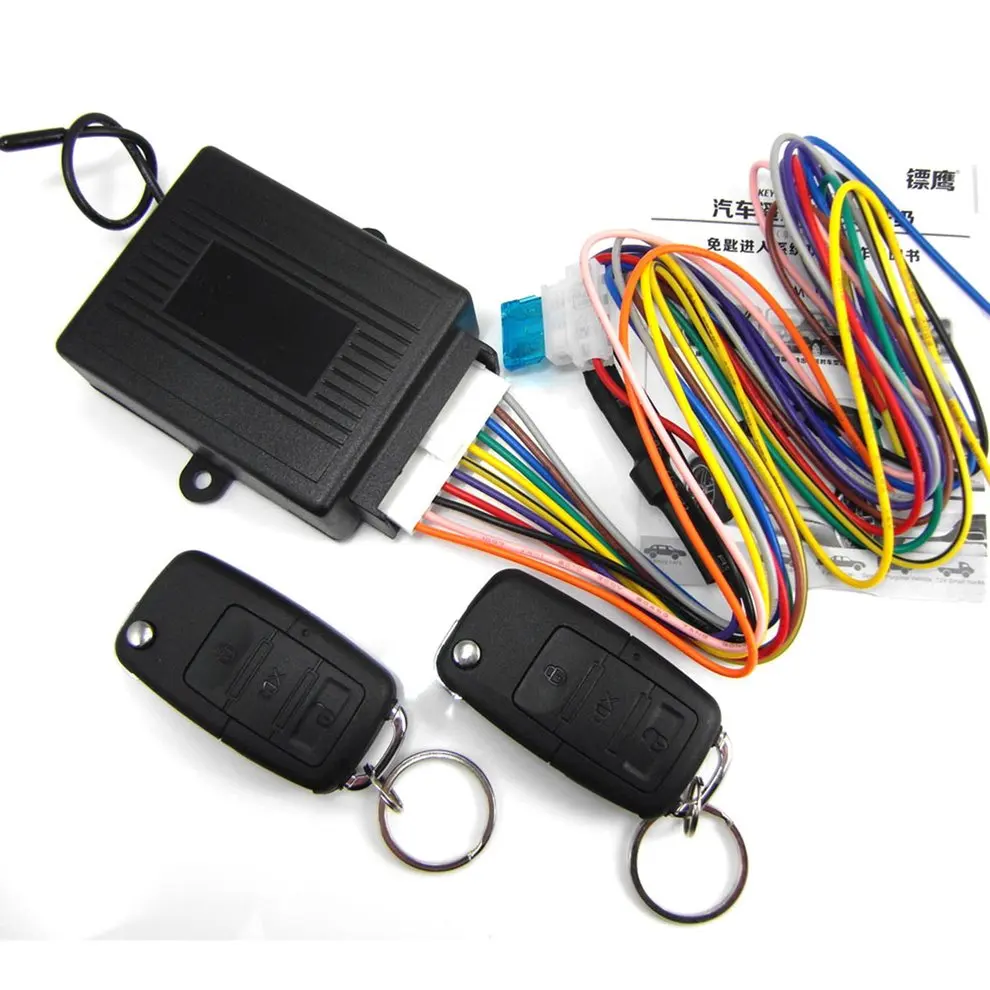 M602-8117 Remote Control Central Locking Kit For Volkswagen Car Door Lock Keyless Entry System With Trunk Release Button