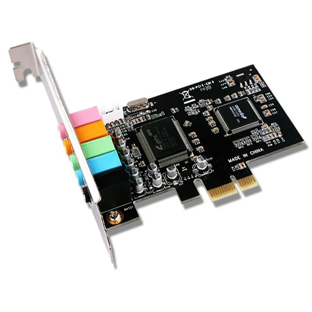 Аудио Звуковая карта PCI E 5 1 звук портов звуковая CMI8738 кино стерео объемная ED