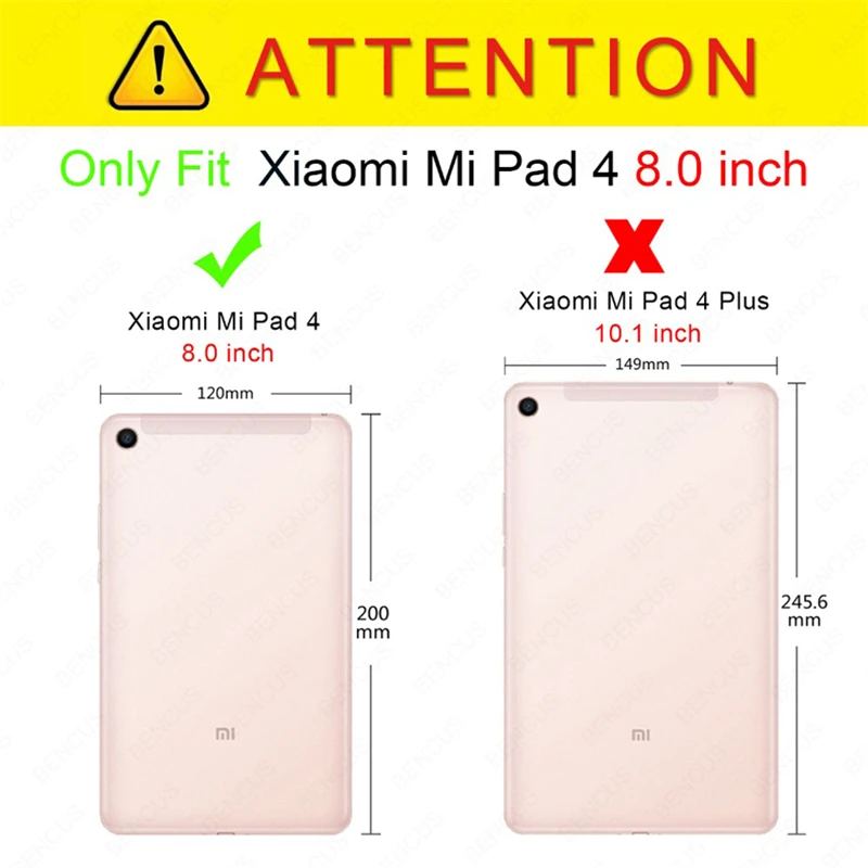 Чехол MOFI для Xiao mi Pad 4 mi Pad 4, защитный чехол из искусственной кожи для планшета, чехол-подставка для mi Pad4 mi pad4, откидная крышка-подставка 8 дюймов