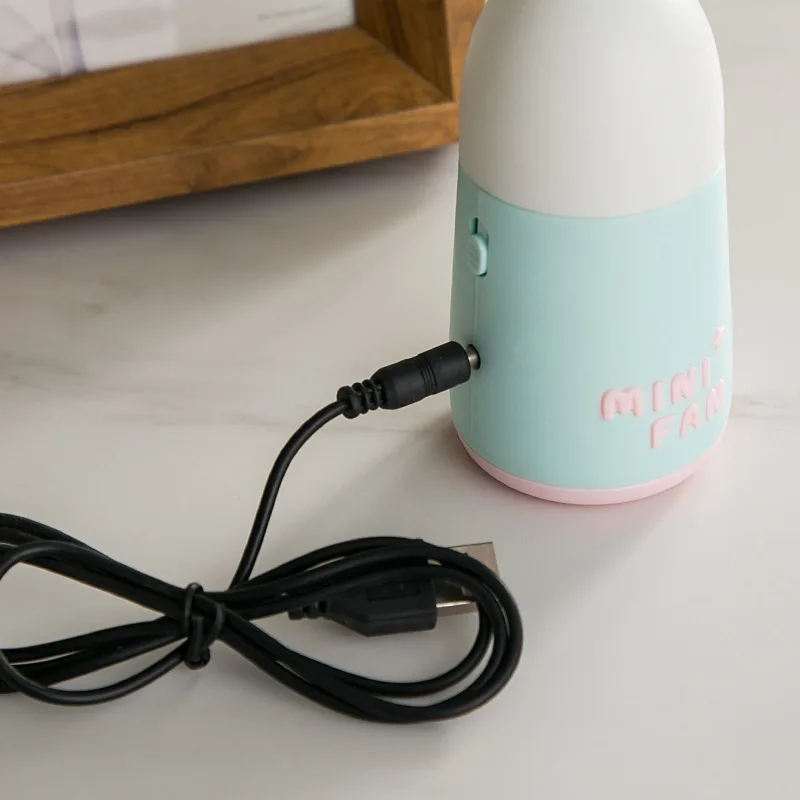 Портативный ручной вентилятор настольный мини милый мультяшный Олень в форме