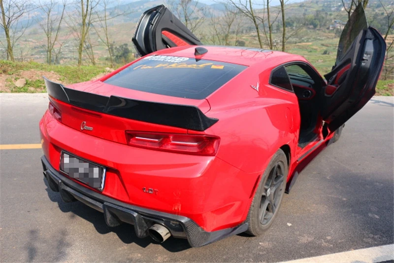 Углеродное волокно заднее крыло спойлер чемодан для Chevrolet Camaro ZL1 от до