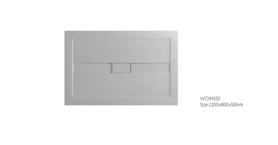 CUPC утвержденный Искусственный Каменный Корпус поднос для душа твердая