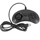 Геймпад для SEGA GenesisMD2 Y1301, игровой USB-контроллер с 6 кнопками, USB SEGA, держатель джойстика для ПК MAC Mega Drive, геймпады