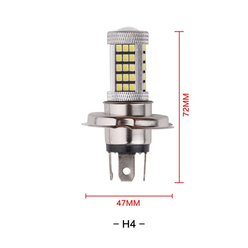 Автомобильный свет H4/H7/H11/9005/9006 6000K 1 шт. DC 12V 63 LED прочный длительный срок службы