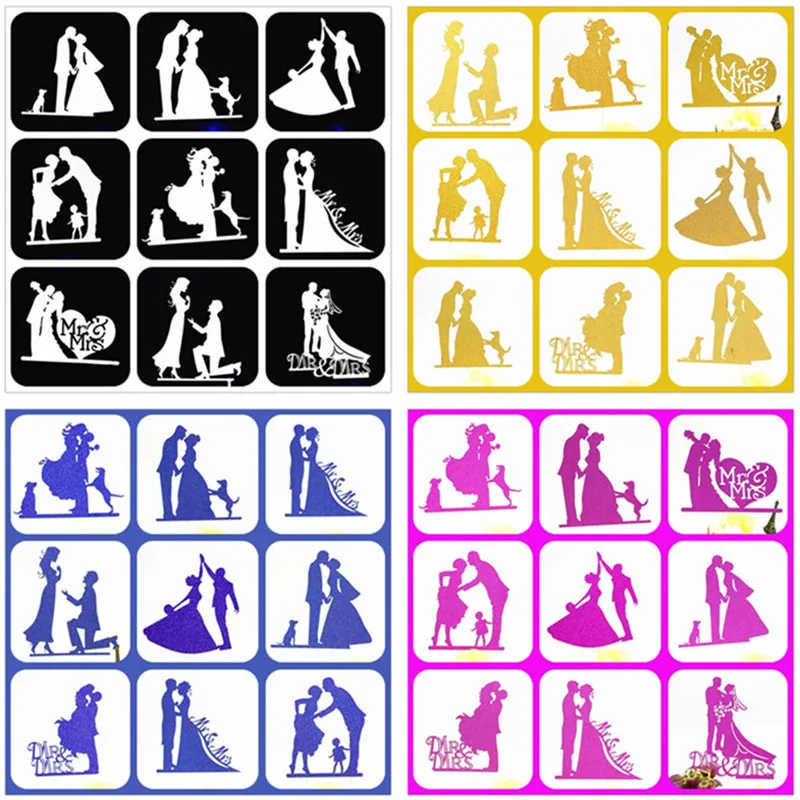 Свадебный Топпер для торта невесты и жениха украшение свадебного Mr Mrs серебряный