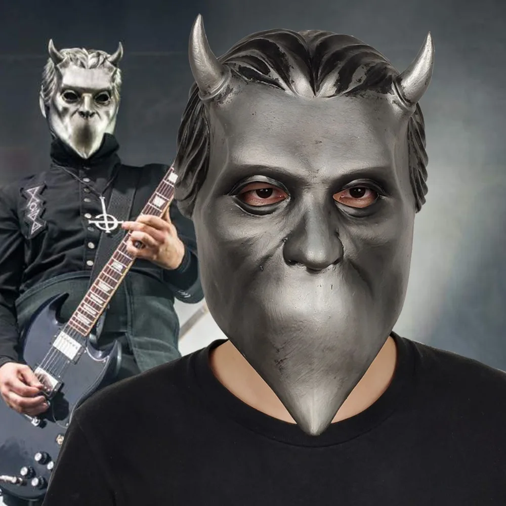 Ghost Nameless маска вурдалака Косплей Ghost B. C Группа панк-рок латексный шлем маски вечеринка Хэллоуин реквизит дропшиппинг
