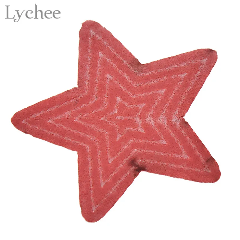 Lychee Life 10 шт. нашивки с блестками в виде звезд патчи для вышивки утюгом одежды