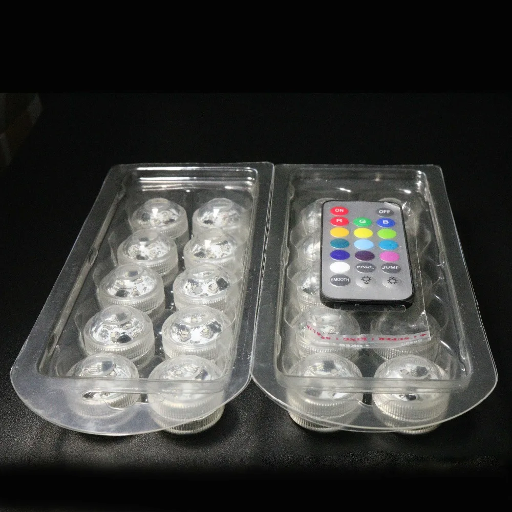 20 шт./партия Бесплатная доставка подводный водонепроницаемый светодиод мини