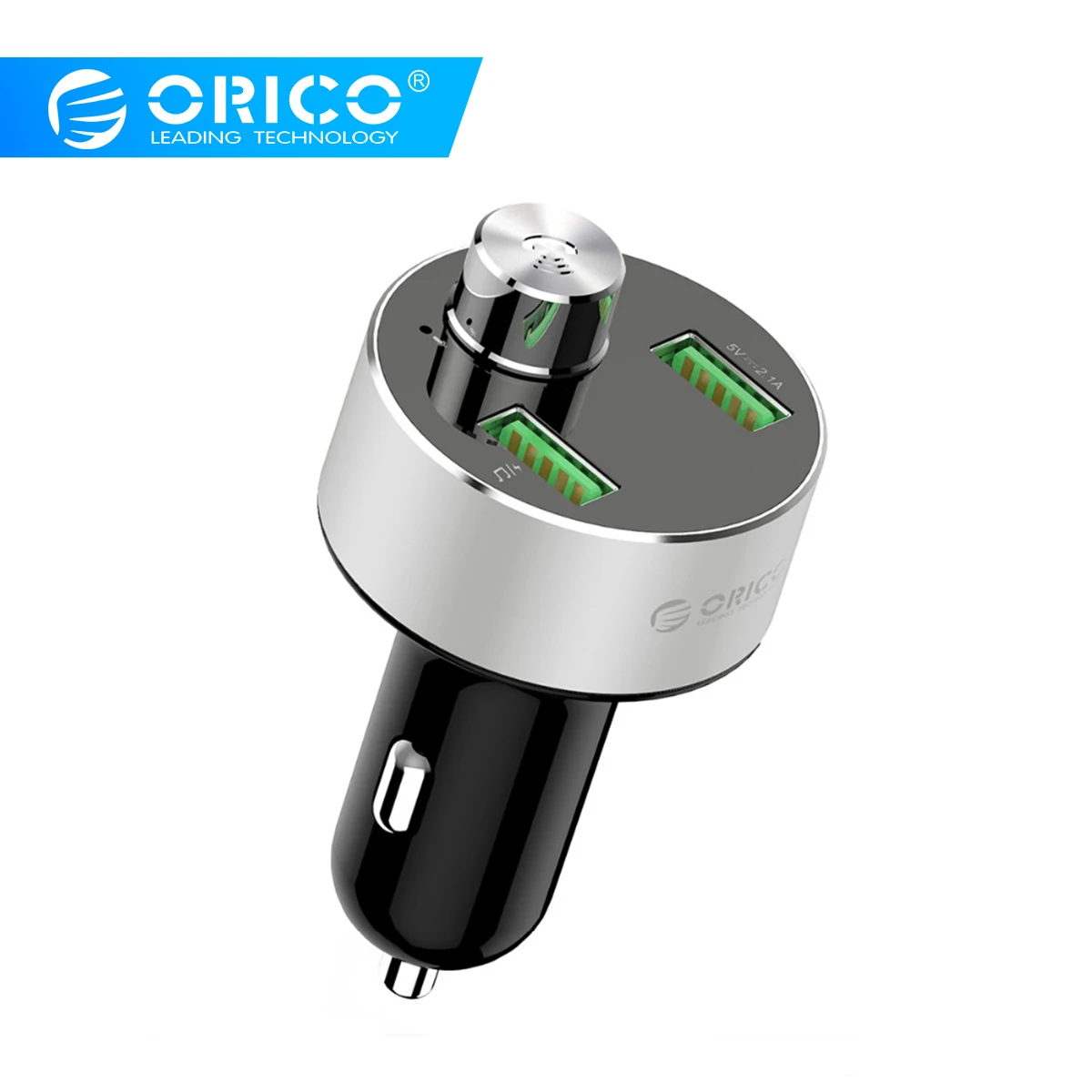 ORICO светодиодный Bluetooth автомобильное зарядное устройство с u диском TF кардридер