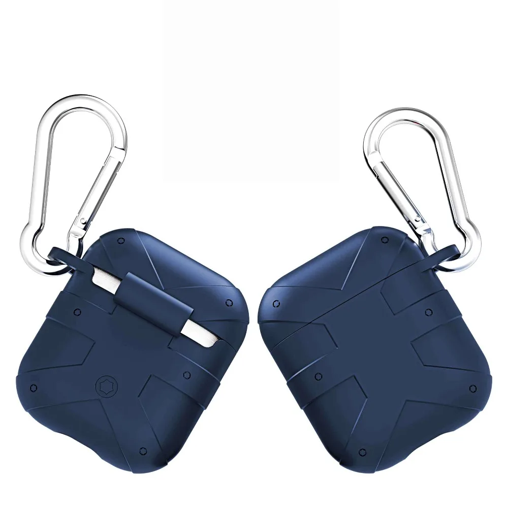 Для AirPods чехол роскошный спортивный противоударный чехол беспроводной Bluetooth чехол для гарнитуры силиконовый чехол для наушников для Air Pods зарядная коробка