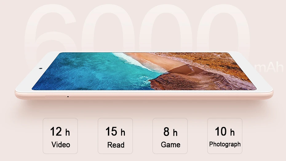 Всемирная прошивка Xiaomi mipad 4 Восьмиядерный процессор snapdragon 660 8 дюймов 1920*1200 ips 4 ГБ ОЗУ 64 Гб ПЗУ две камеры MIUI 9 WiFi