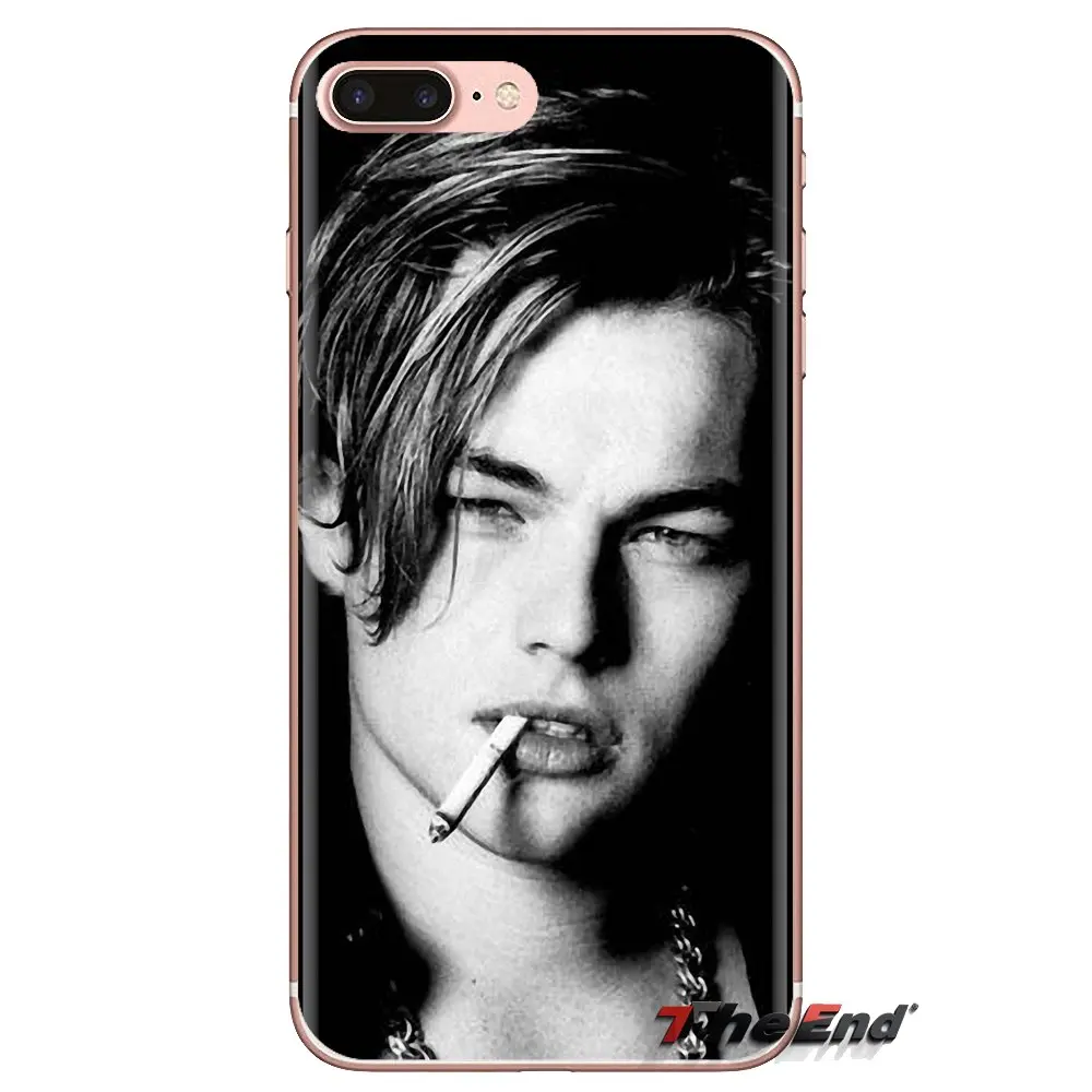Силиконовый чехол для телефона iPod Touch Apple iPhone 4 4S 5 5S SE 5C 6 6S 7 8 X XR XS Plus MAX Leonardo Dicaprio Young