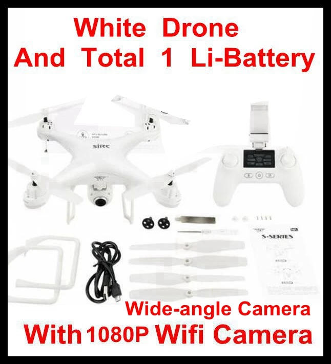 GPSwhite Wide s20w1b SJRC S20W gps Трансмиссия Радиоуправляемый Дрон Квадрокоптер вертолет с HD Wifi камерой VS s30w s70w f11 z5 syma x8pro Радиоуправляемый Дрон - Цвет: GPSwhite Wide s20w1b