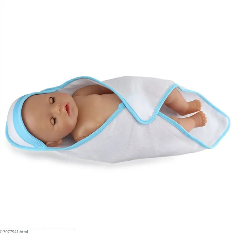 Q-100 Born Baby Doll Одежда Подходит для 18 дюймов 40-43 см синий и красный кукла спальный мешок аксессуары для ребенка фестиваль подарок на день рождения - Цвет: Q-100