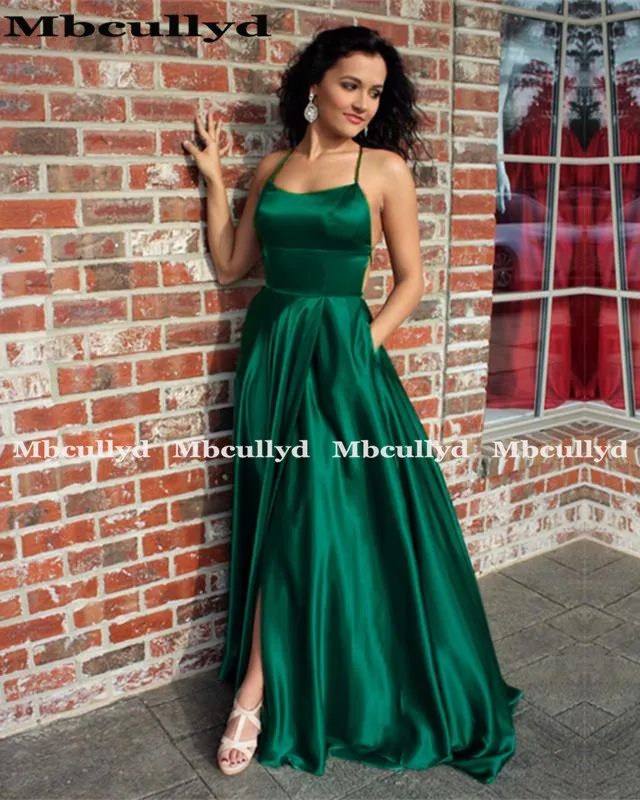 Сексуальные бордовые Выпускные платья Mbcullyd с открытой спиной Длинное Элегантное