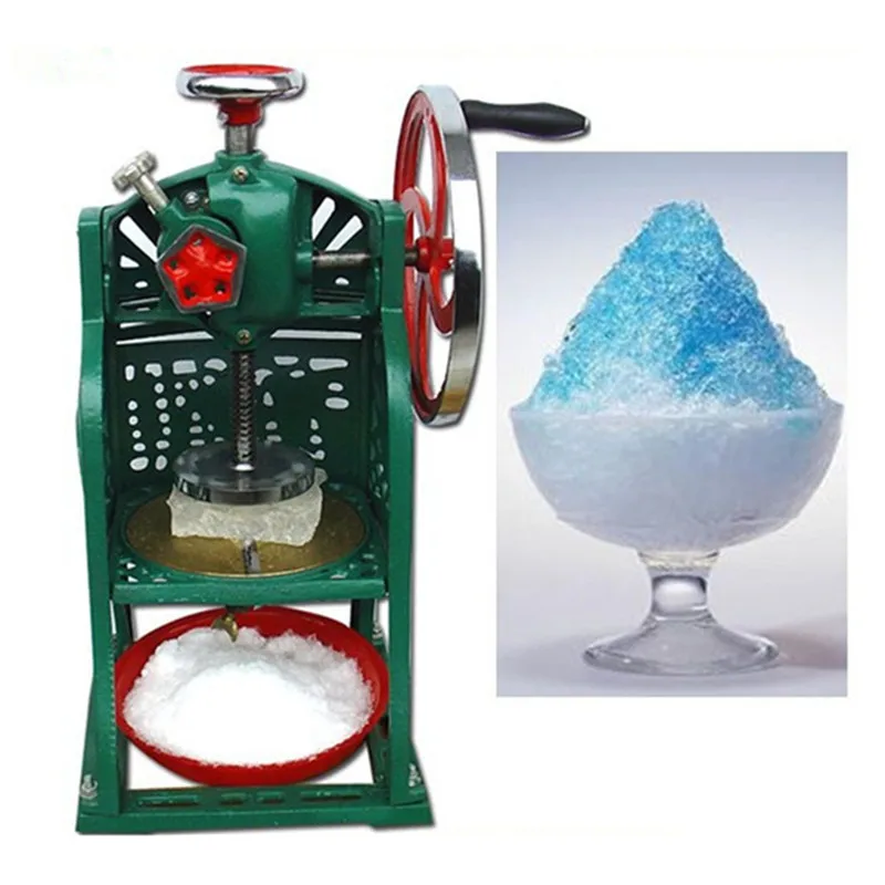 Hand-operated ice crusher shaved machine block shaving | Бытовая техника