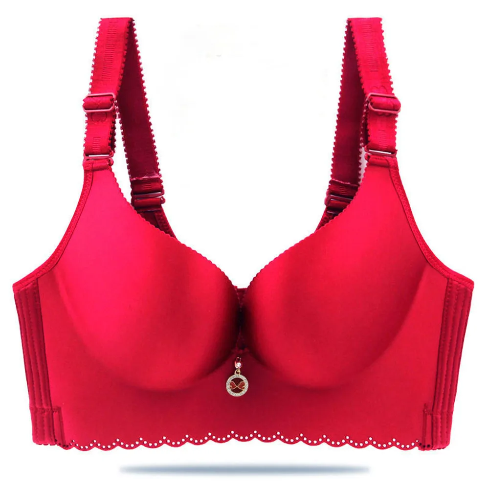 Модные Вышивка Кружево бюстгальтер регулируемый push up bra Для женщин Нижнее бельё