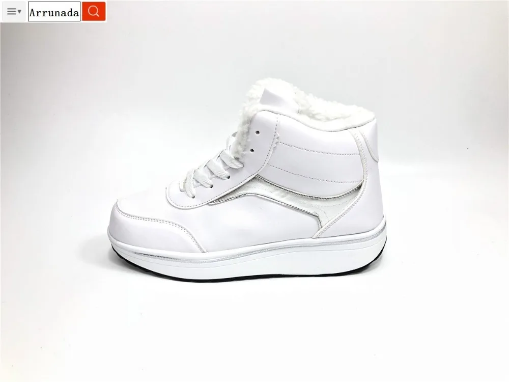 2018 модная обувь женские кроссовки непромокаемые клиновидная Платформа Женская