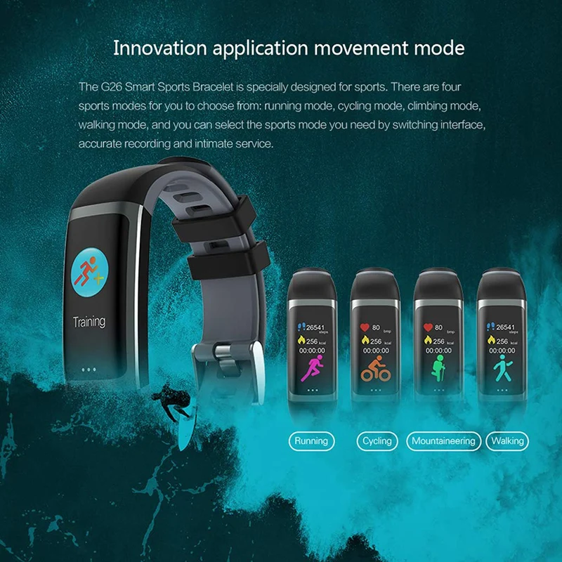 Цветной экран умный Браслет для здоровья измеритель артериального давления