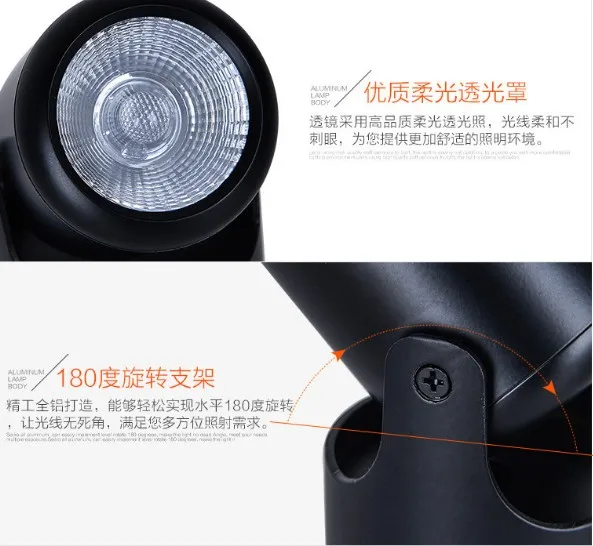 Luces Led Акция дизайн светильник s 7 Вт точечный 1 шт./лот светодиодный светильник с-лм люмен светильник s