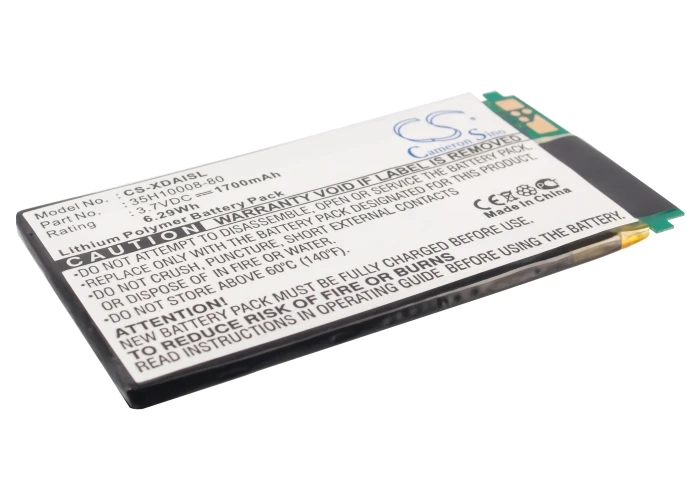 Высококачественный аккумулятор Cameron Sino 1700 мАч Для Audiovox PPC5050 для ERA MDA I MWG XDA O2 Qtek 1010 |
