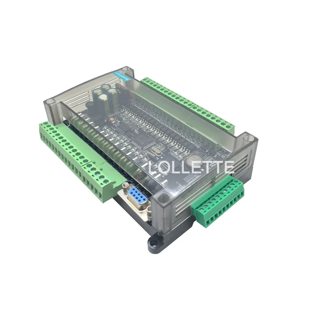 FX3U LE3U 32MT 6AD2DA 16 вход 16 транзисторный выход 6 аналоговый вход 2 аналоговый выход plc контроллер RS485 RTC(часы в режиме реального времени