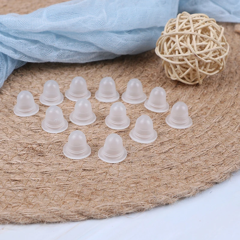 100 шт Пластиковые микроблейдинг тату чашка крышка пигмент прозрачный держатель