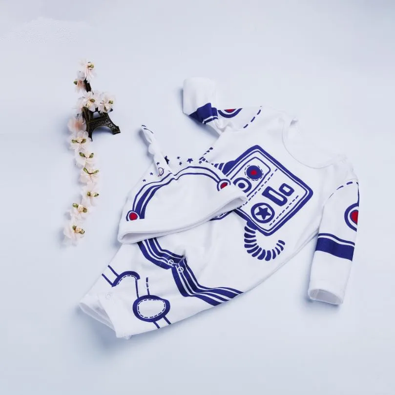 Новинка Одежда для новорожденных Детский комбинезон Сезон осень-зима Хлопковая