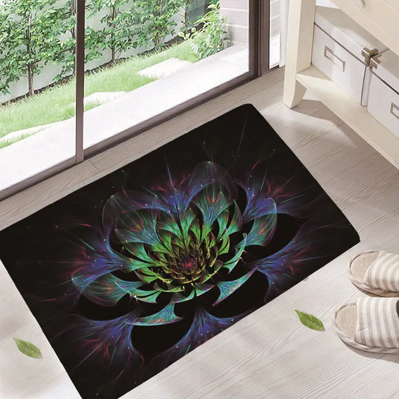 Новые противоскользящие ковры модные идеи Цветные коврики с геометрическим