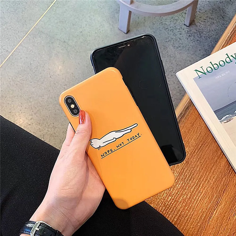 Чехол для телефона Letter Iphone 7 8 Plus Противоударный чехол 6 6s 7plus 8plus X Cartoon DO IT Text на