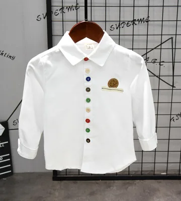 white shirts Модная однотонная зимняя кожаная куртка из искусственного флиса для мальчиков, повседневная куртка, пальто - Цвет: white shirts