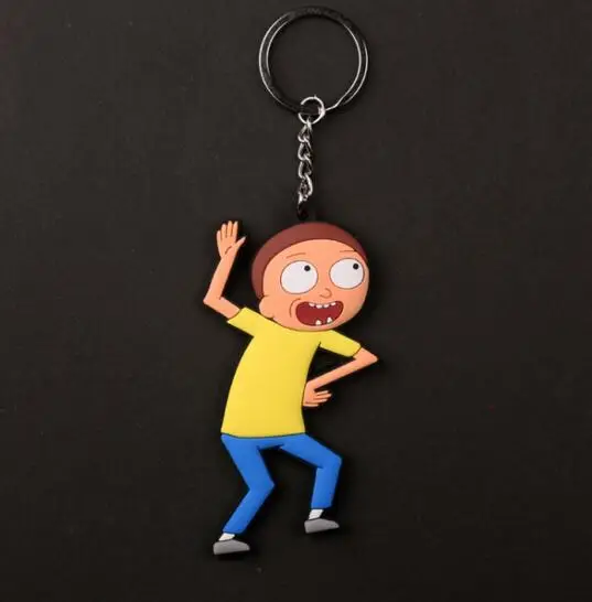 Модель коллекции Rick And Morty брелок с игрушкой Pickle Rick брелок для ключей фигурка Q Edition сумка брелок на подарок игрушка - Цвет: 8