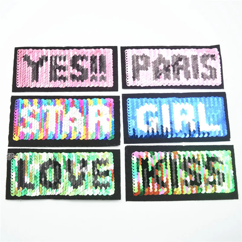 12 шт. нашивка с надписью Yes pari star love kiss girl | Дом и сад