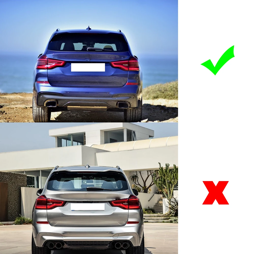 Автомобильный задний спойлер на крыло крышу для губ BMW X3 G01 не X3M 2018 2019 крышкой ABS