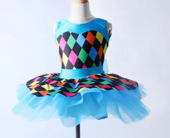 

blue adult kids Ballet Dance Ballerina Girls ballet dress leotard