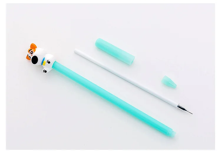 Kup 40 Sztuk Kreatywny Kreskówka Pies Pióro Neutralne Pędzel Do Pisania Małe świeże I Piękne Studenci Korzystają Z Czarny Piśmienne Długopisy Szkolne