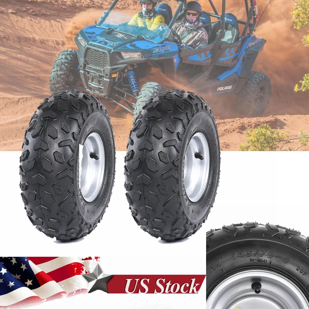 TDPRO Новинка 145/70-6 дюймов колеса шины обод для 49cc 50cc 110cc электрический ATV Скутер багги картинг велосипед части внедорожника