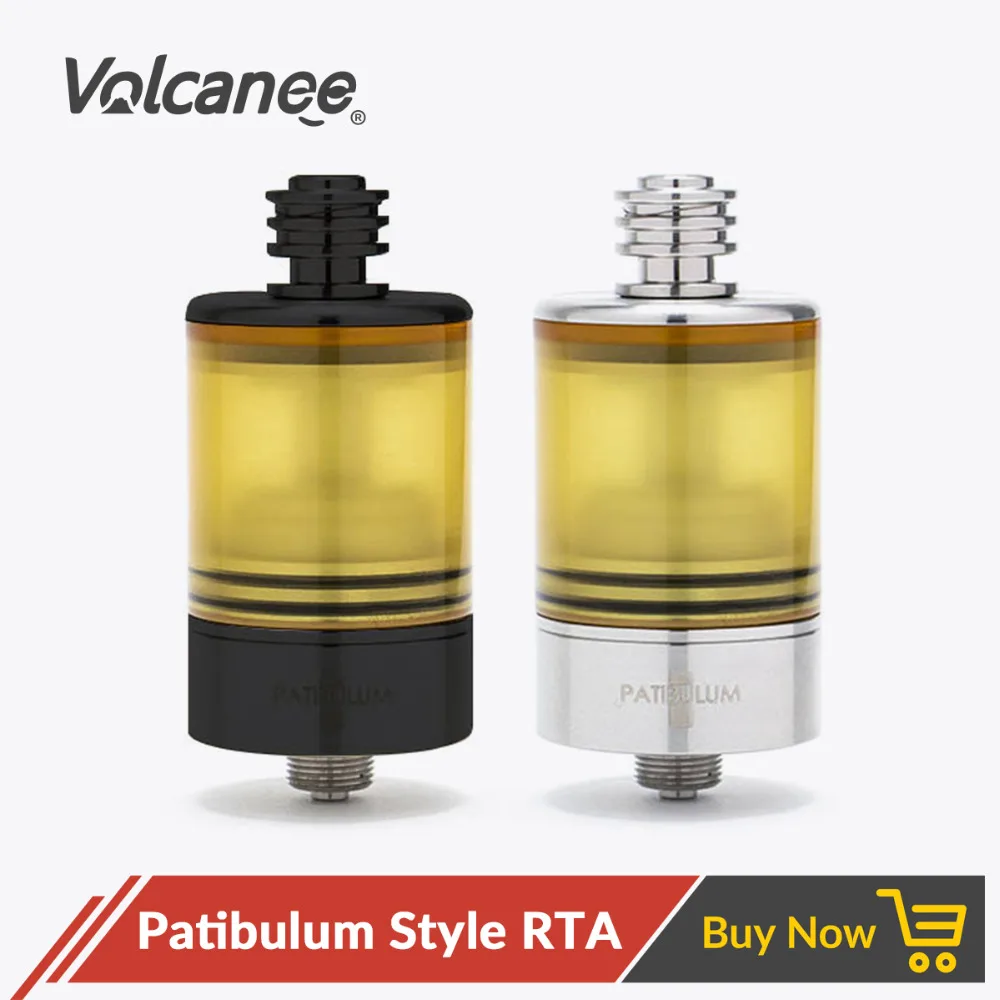 Вулканический Patibulum стиль RTA распылитель 22 мм 316 нержавеющая сталь Atty Mtl бак для Vape