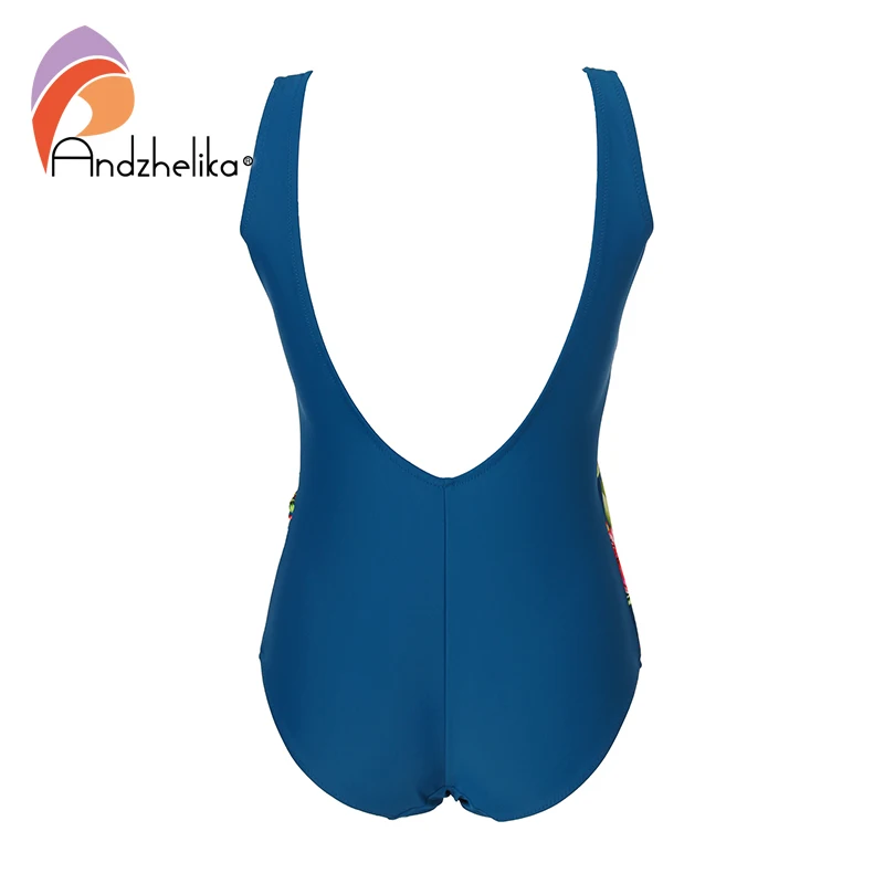 Andzhelika bikini 2018 женский купальник монокини для девушек размера плюс с V образным