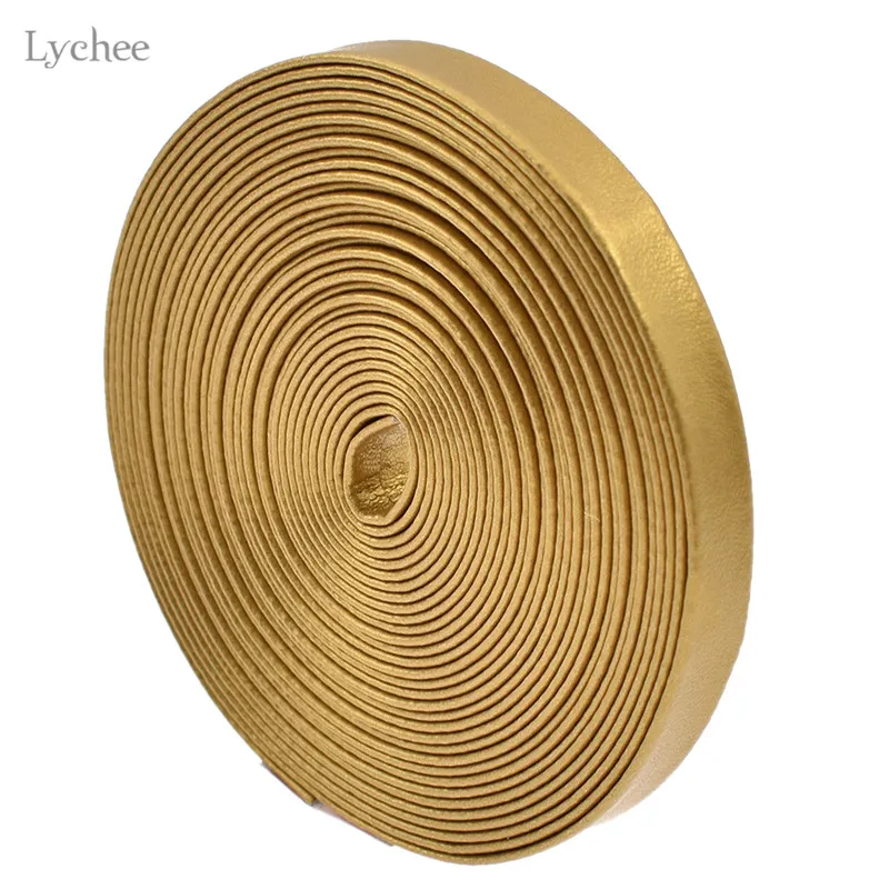 Lychee Life 5 м сплошной цвет из искусственной кожи ленты DIY ручной работы чокер ожерелье материал Одежда швейные изделия Аксессуары