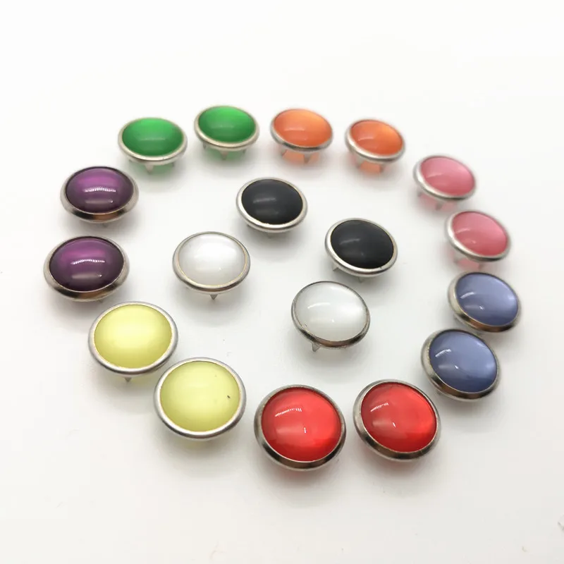 Пуговицы красочная застежка Pearl Botones Скрапбукинг кнопки Top Fashion Diy 11 7 мм 100