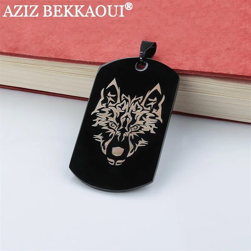 Сделай Сам надпись логотип собачья бирка кулон ожерелье из нержавеющей стали