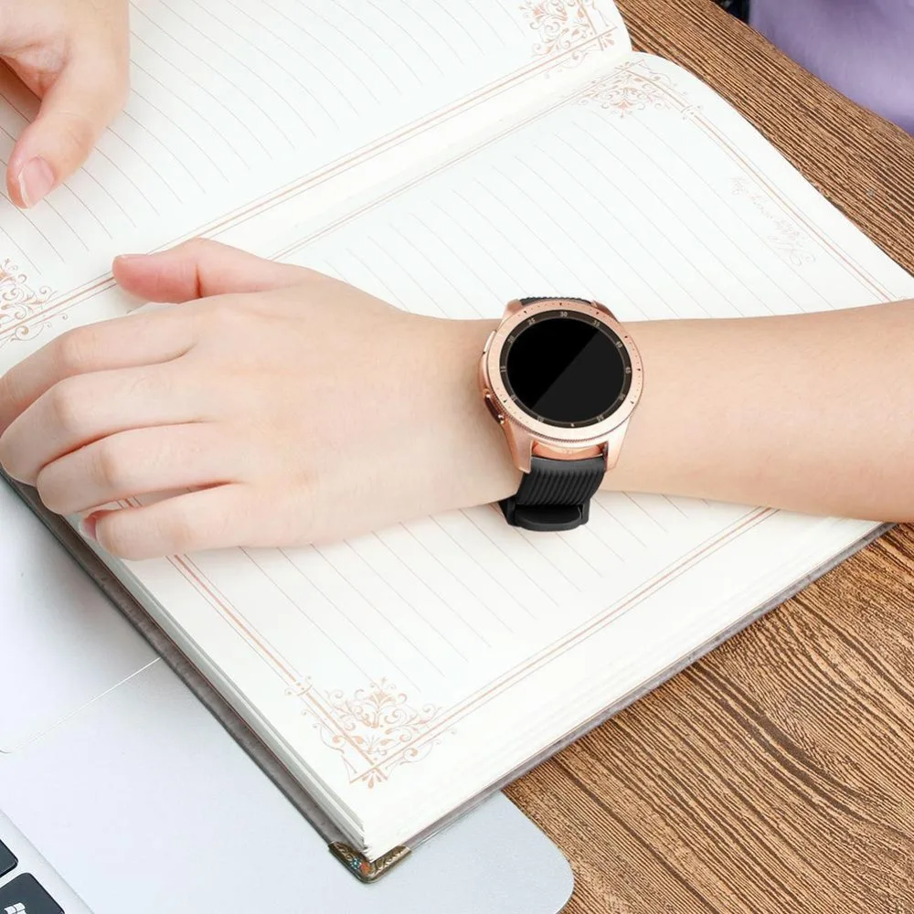 Tonbux силиконовые спортивные часы ремешок для Samsung Galaxy Watch SM R810 42 мм Gear2 смарт