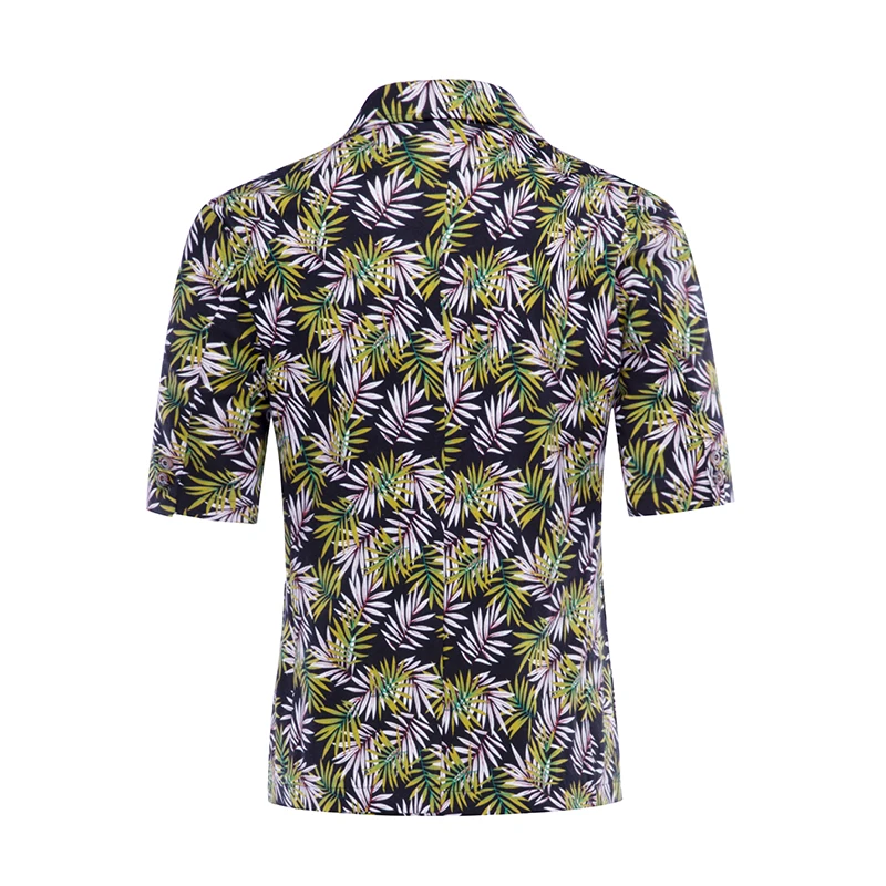 Мужской костюм с короткими рукавами YUNCLOS летний приталенный принтом в виде