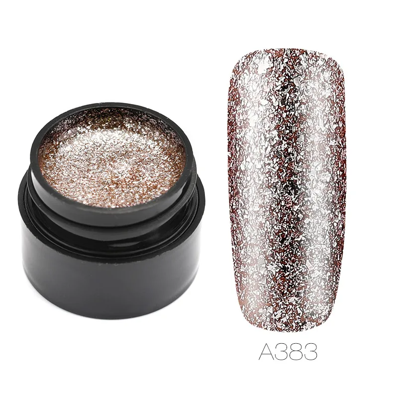 RFA383 ROSALIND блестящий набор гель-лаков для ногтей для маникюра Platinum Nails Art Poly Gel Lak гибридные Лаки UV цвета верхнее Базовое покрытие праймер - Цвет: RFA383
