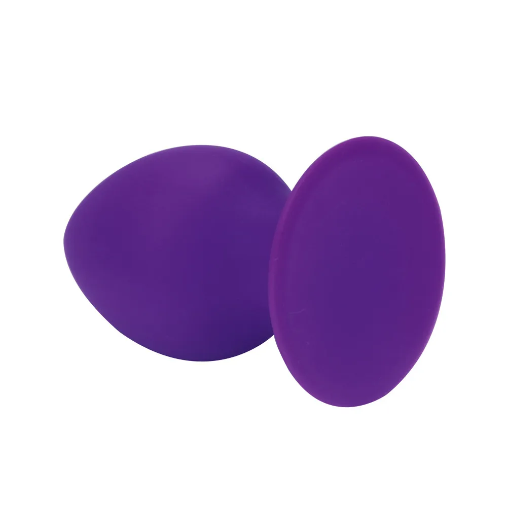 Анальная пробка металлическая Мягкий силикон для мужчин и женщин g-точка