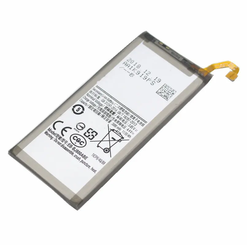 Ciszean 1x3000 мАч запасная батарея EB-BJ800ABE для Samsung Galaxy A6 (2018) SM-A600 A600F J6 J600F | Мобильные