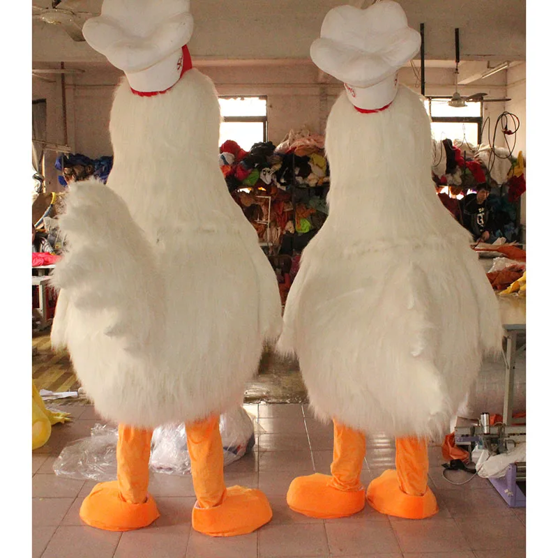 Костюм талисмана петуха нарядное платье вечерние костюмы курицы на Хэллоуин